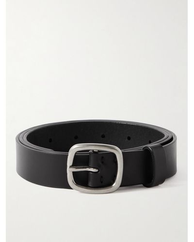 Acne Studios Aorangi 2.5cm Leather Belt - Black
