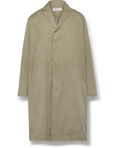 Rohe Cotton-gabardine Trench Coat - Natural