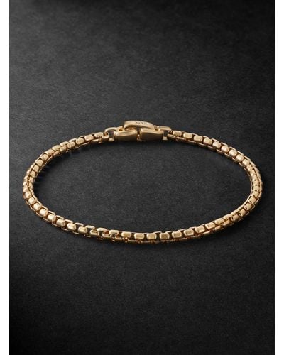 David Yurman Gold Chain Bracelet - Black