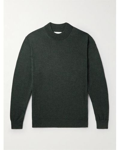 NN07 Martin 6605 Wool Sweater - Green