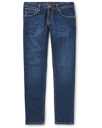 Nudie Jeans Tight Terry Skinny-fit Organic Jeans - Blue