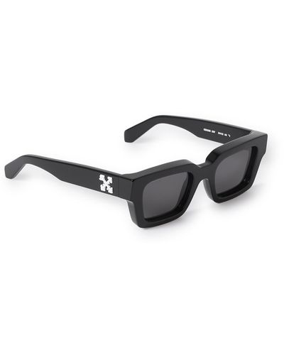 Off-White OFF-WHITE Virgil Square Frame Sunglasses FW21 Black / White