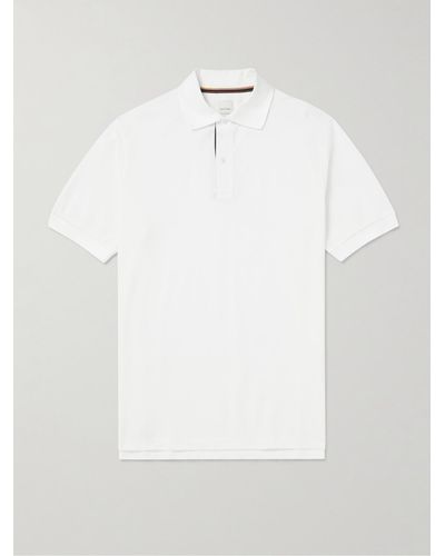 Paul Smith Cotton-piqué Polo Shirt - White