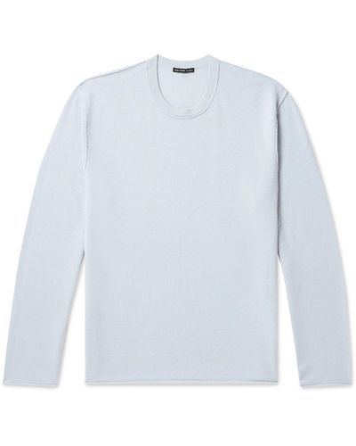 James Perse Recycled-cashmere Sweater - White