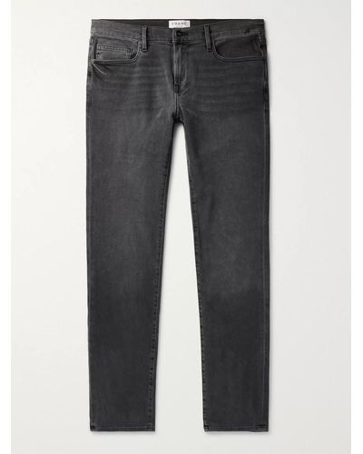 FRAME L'homme Skinny-fit Denim Jeans - Grey