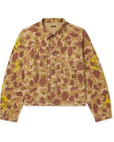 Kapital Camouflage-print Cotton-twill Jacket - Natural