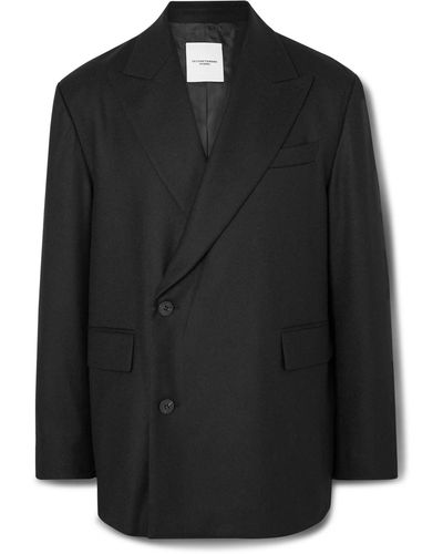 LE17SEPTEMBRE Wool Suit Jacket - Black