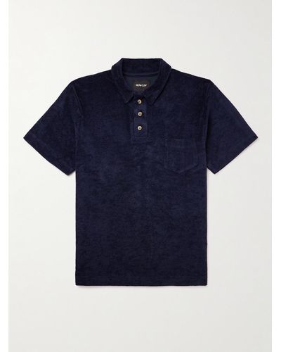 Howlin' Mr Fantasy Cotton-blend Terry Polo Shirt - Blue