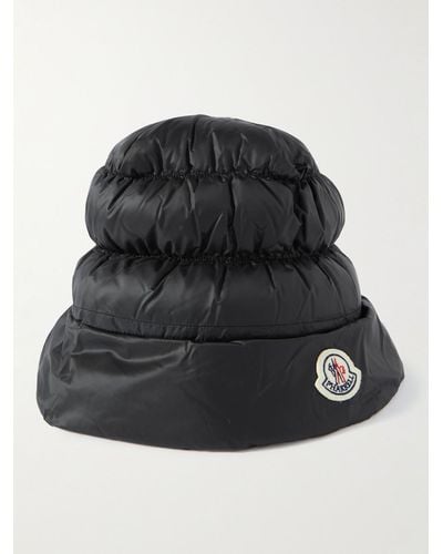 Moncler Genius Pharrell Williams Logo-appliquéd Quilted Shell Down Bucket Hat - Black