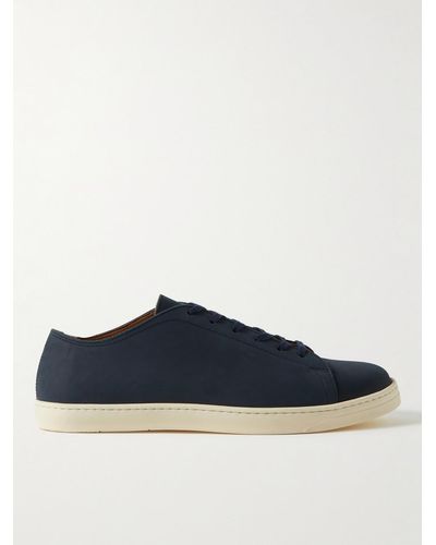 George Cleverley Nubuck Trainers - Blue