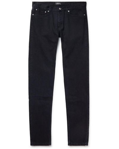 A.P.C. New Standard Straight-leg Jeans - Black