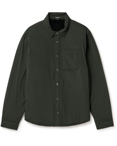 James Perse Fleece-lined Shell Overshirt - Green
