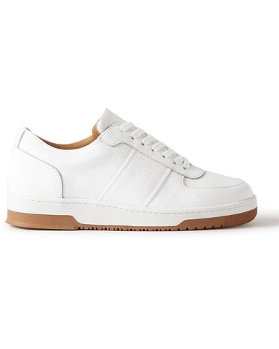 MR P. Atticus Full-grain Leather Sneakers - White