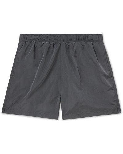 ARKET Caspar Straight-leg Shell Shorts - Gray
