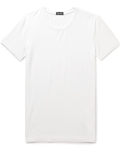 Zegna Stretch-modal T-shirt - White
