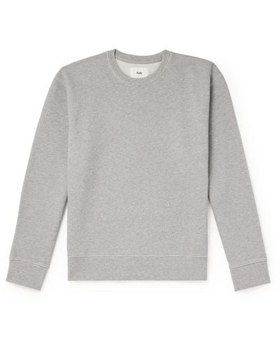 Folk Cotton-jersey Sweatshirt - Gray