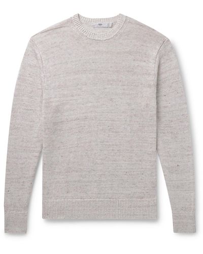 Inis Meáin Linen Sweater - Gray