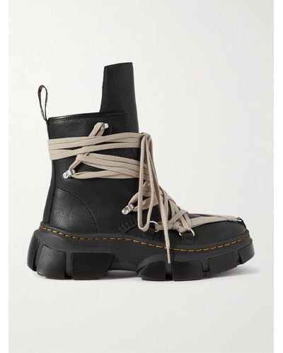 Rick Owens Dr Martens 1460 Dmxl Leather Boots - Black