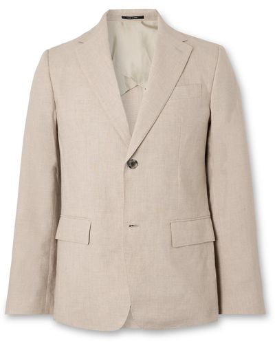 Club Monaco Linen-blend Suit Jacket - Natural