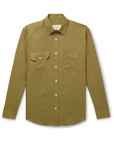 James Purdey & Sons Linen Shirt - Green