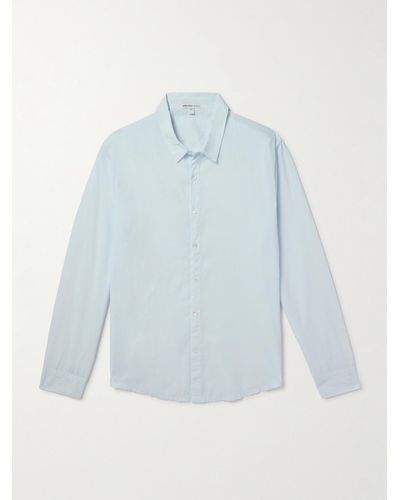 James Perse Standard Cotton Shirt - Blue