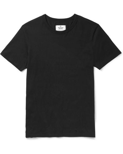 Reigning Champ Ring-spun Cotton-jersey T-shirt - Black