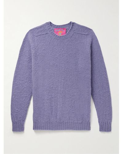 Howlin' Shaggy Bear Brushed-wool Sweater - Purple