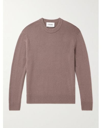 FRAME Pullover in cashmere - Rosa