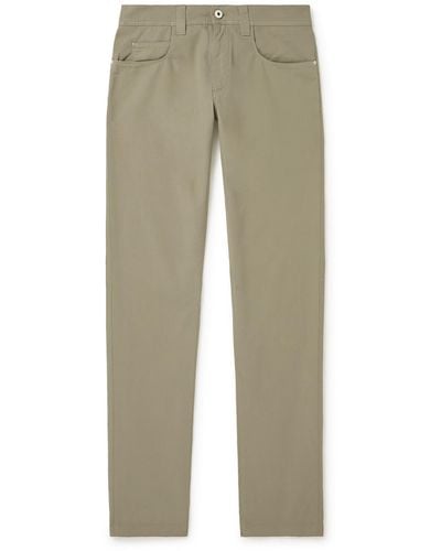 Loro Piana Slim-fit Cotton-blend Pants - Multicolor