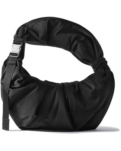 Simone Rocha Bow-detailed Nylon-twill Shoulder Bag - Black