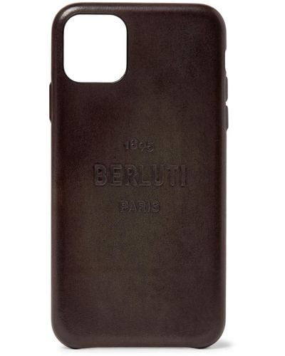 Berluti Native Union Venezia Leather Iphone 11 Pro Max Case - Brown