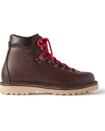 Diemme Roccia Vet Leather Hiking Boots - Red