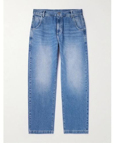 mfpen Regular schmal und gerade geschnittene Jeans aus Bio-Denim - Blau