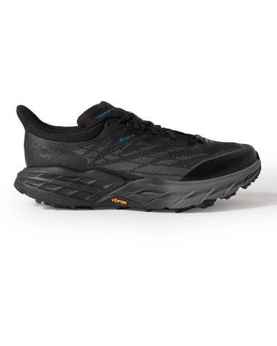 Hoka One One Speedgoat 5 Rubber-trimmed Gore-tex® Mesh Running Sneakers - Black