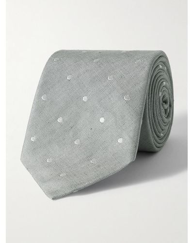 Richard James 9cm Silk-jacquard Tie - Grey