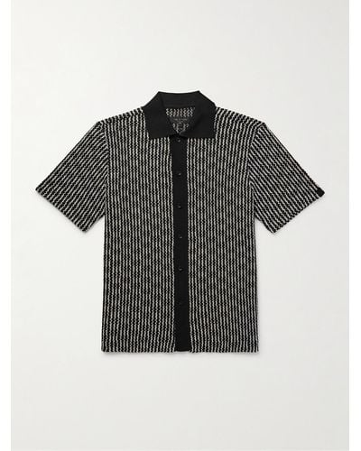 Rag & Bone Payton Striped Cotton-blend Shirt - Black