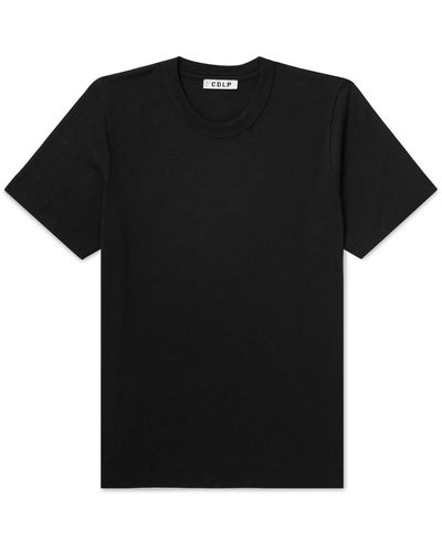 CDLP Lyocell And Pima Cotton-blend Jersey T-shirt - Black
