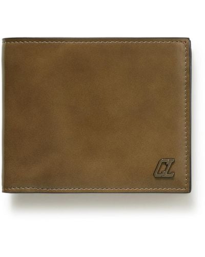 Christian Louboutin Logo-appliquéd Leather Billfold Wallet - Green