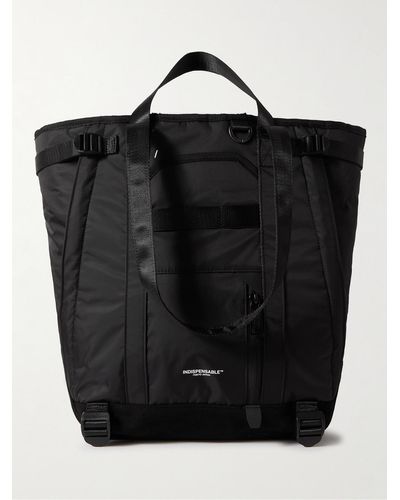 Indispensable Tote bag convertibile in ECONYL® con logo - Nero