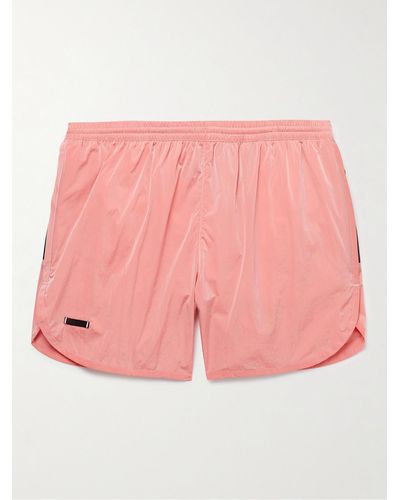 True Tribe Wild Steve Straight-leg Mid-length Econyl® Swim Shorts - Pink