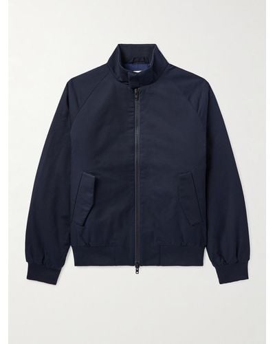 NN07 Dawson 8235 Organic Cotton-twill Bomber Jacket - Blue