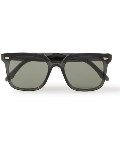 Cutler and Gross 1387 Square-frame Acetate Sunglasses - Gray