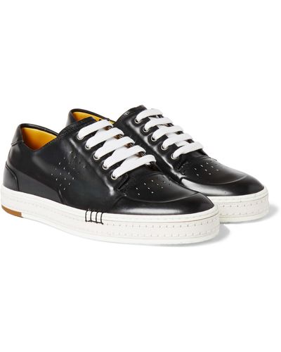 Berluti Playtime Leather Trainers - Black