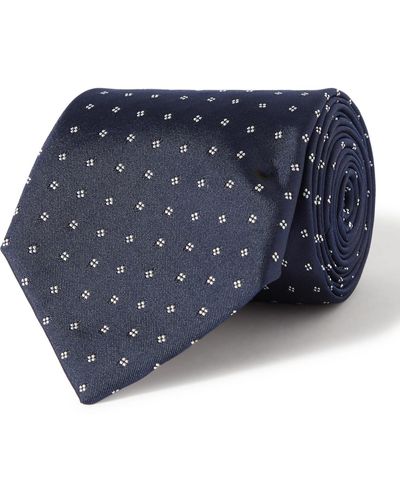 Ties & bow ties Canali - Micro patterned silk tie - HJ02092143