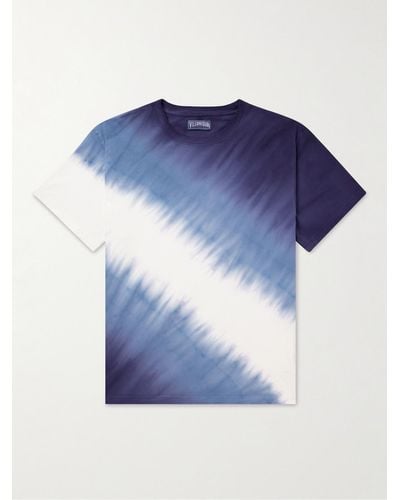 Vilebrequin Tareck Tie-dyed Cotton-jersey T-shirt - Blue