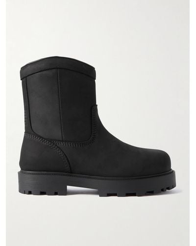 Givenchy Storm Nubuck Boots - Black