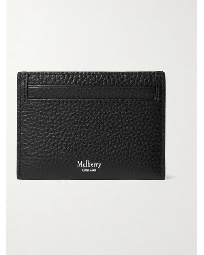 Mulberry Full-Grain Leather Cardholder - Nero