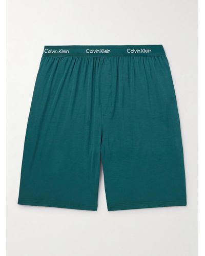 Calvin Klein Schmal geschnittene Retropants aus Stretch-Modal - Grün