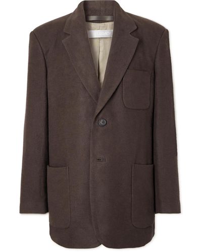 Our Legacy Embrace Oversized Linen Blazer - Brown