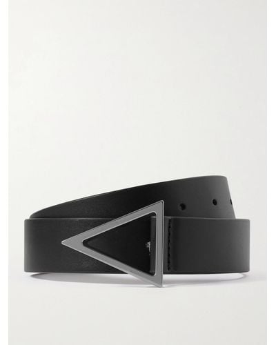Bottega Veneta 3cm Leather Belt - Black